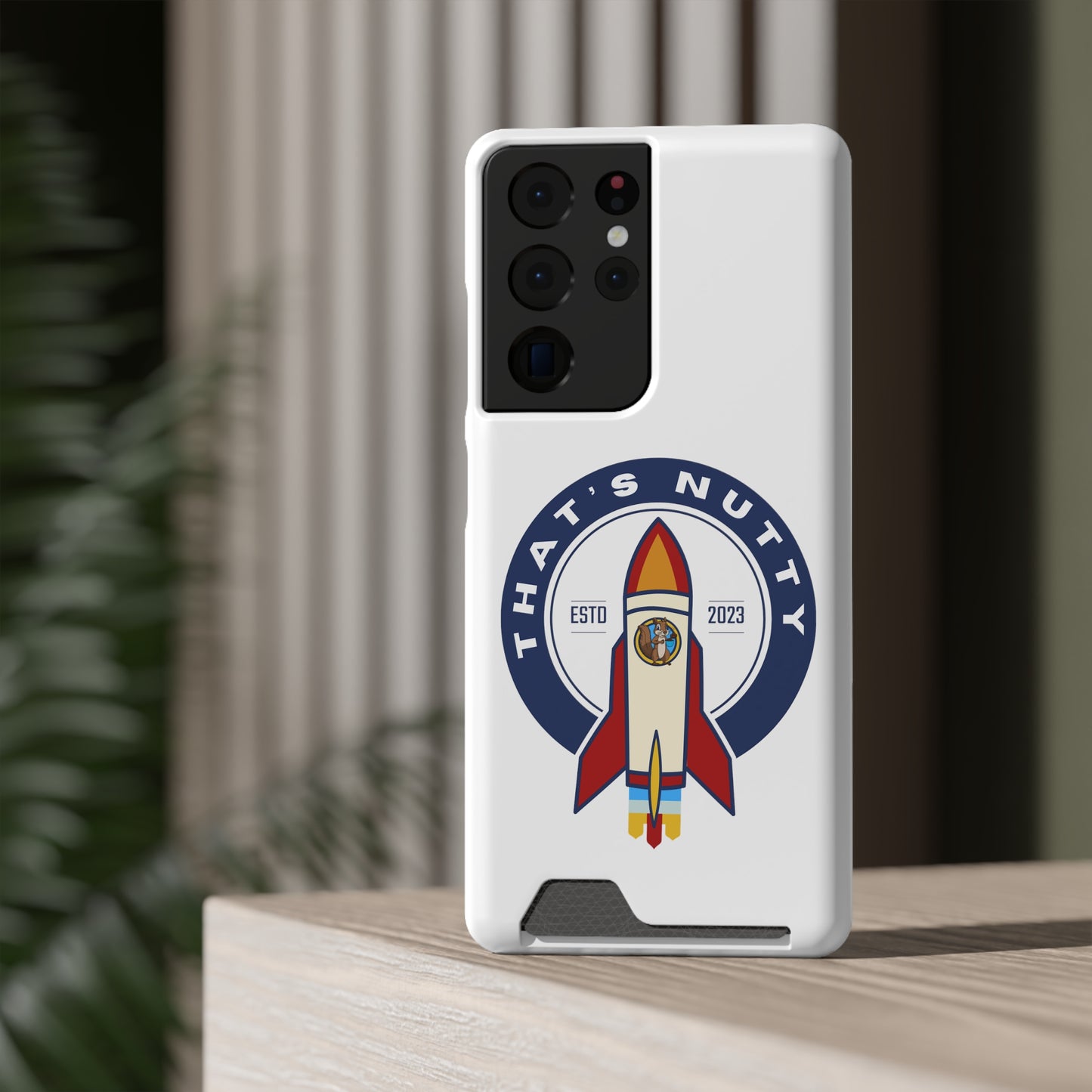 That's Nutty. Phone Case With Card Holder