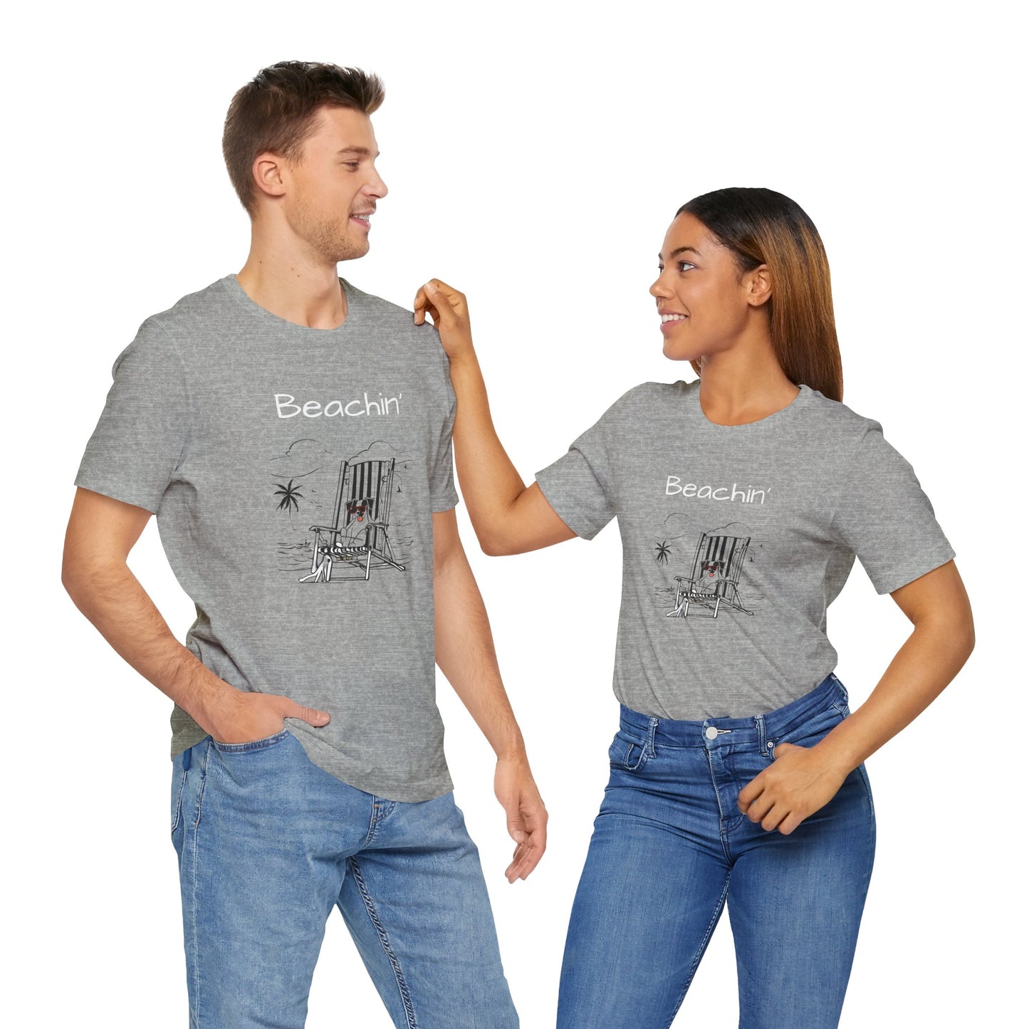 Beachin'. Unisex Jersey Short Sleeve Tee