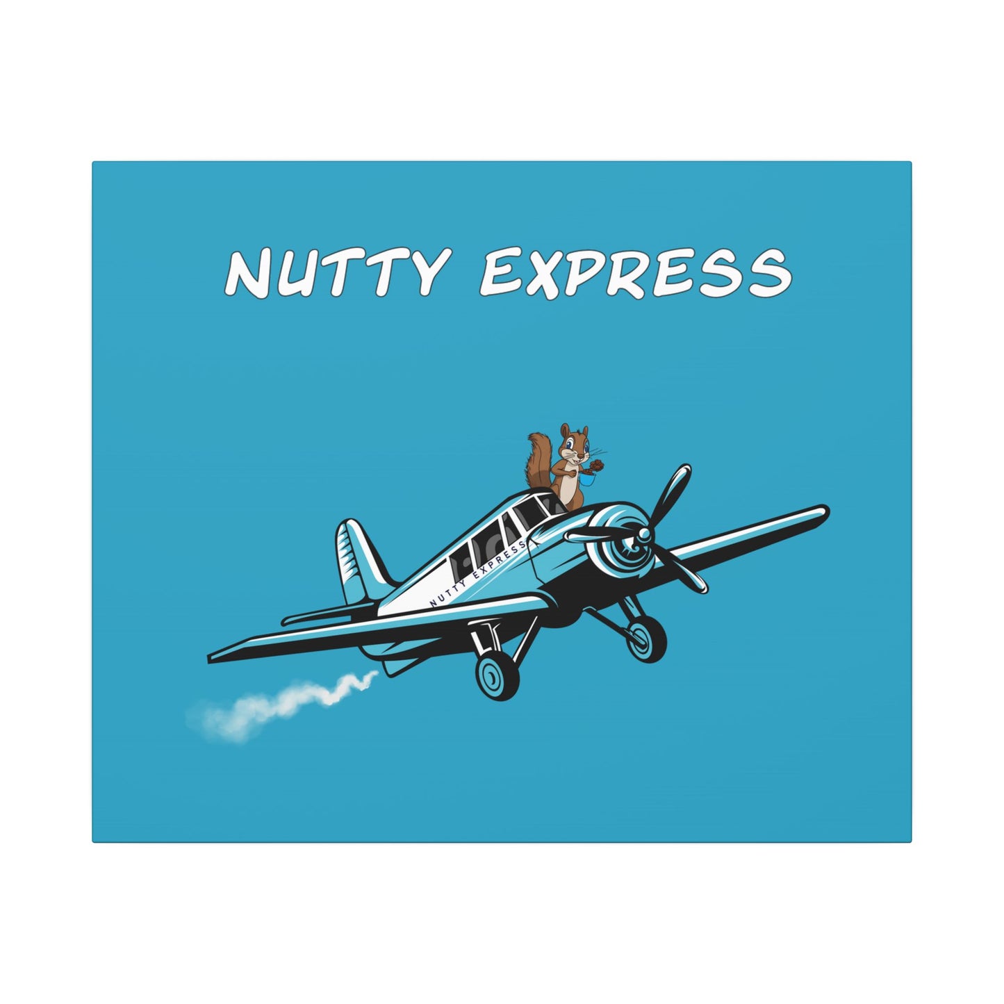 Nutty's Express Delivery. Always On-Time. Canvas Gallery Wraps