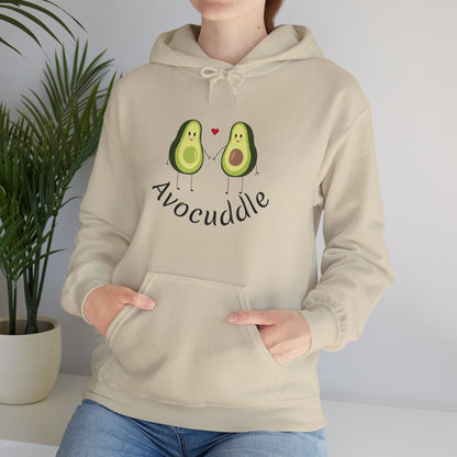 Avocuddle. Unisex Hooded Sweatshirt.