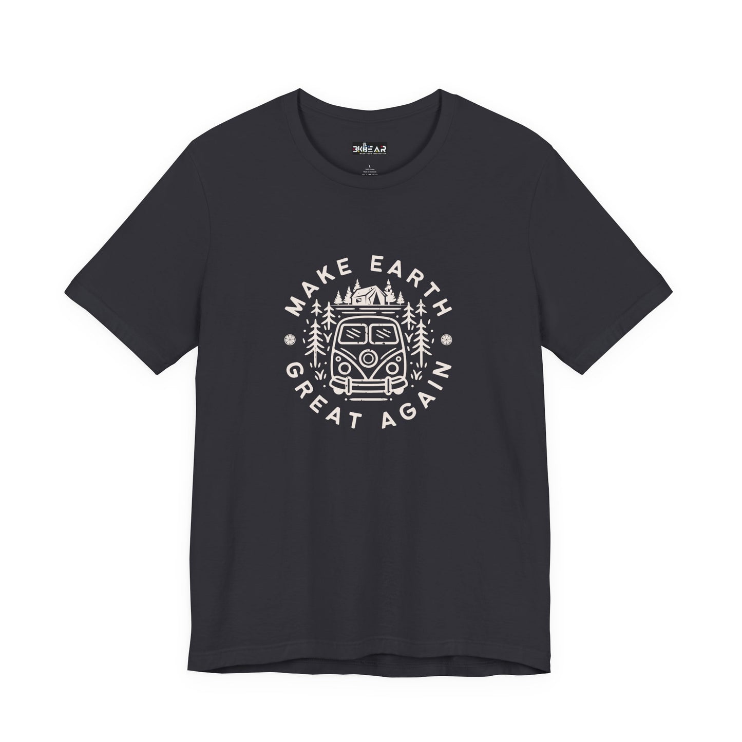Make Earth Great Again. Relaxed mind. Unisex Jersey Short Sleeve Tee
