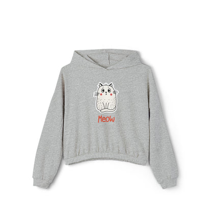 Loki The Cat. Meow.  Women's Cinched Bottom Hoodie