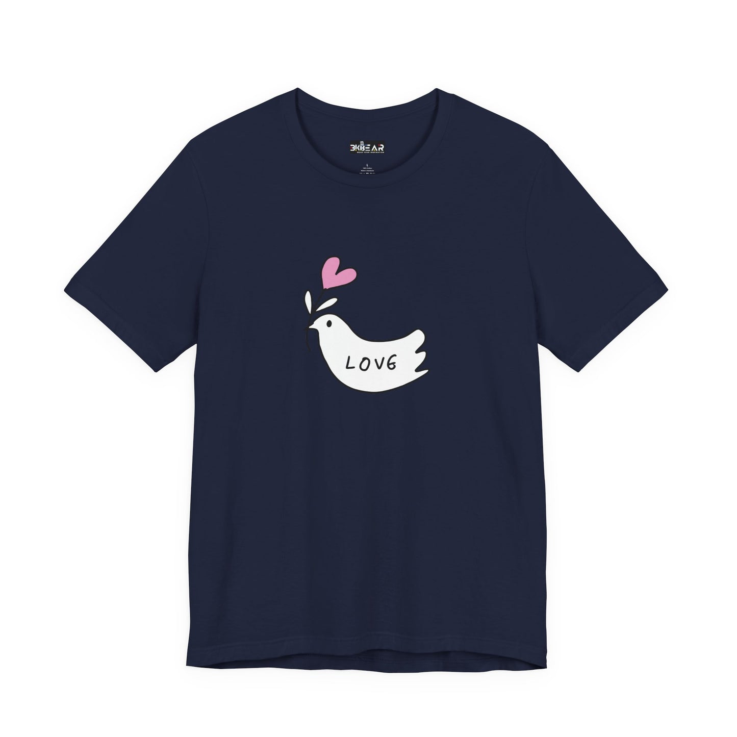Love. Dove. Unisex Jersey Short Sleeve Tee