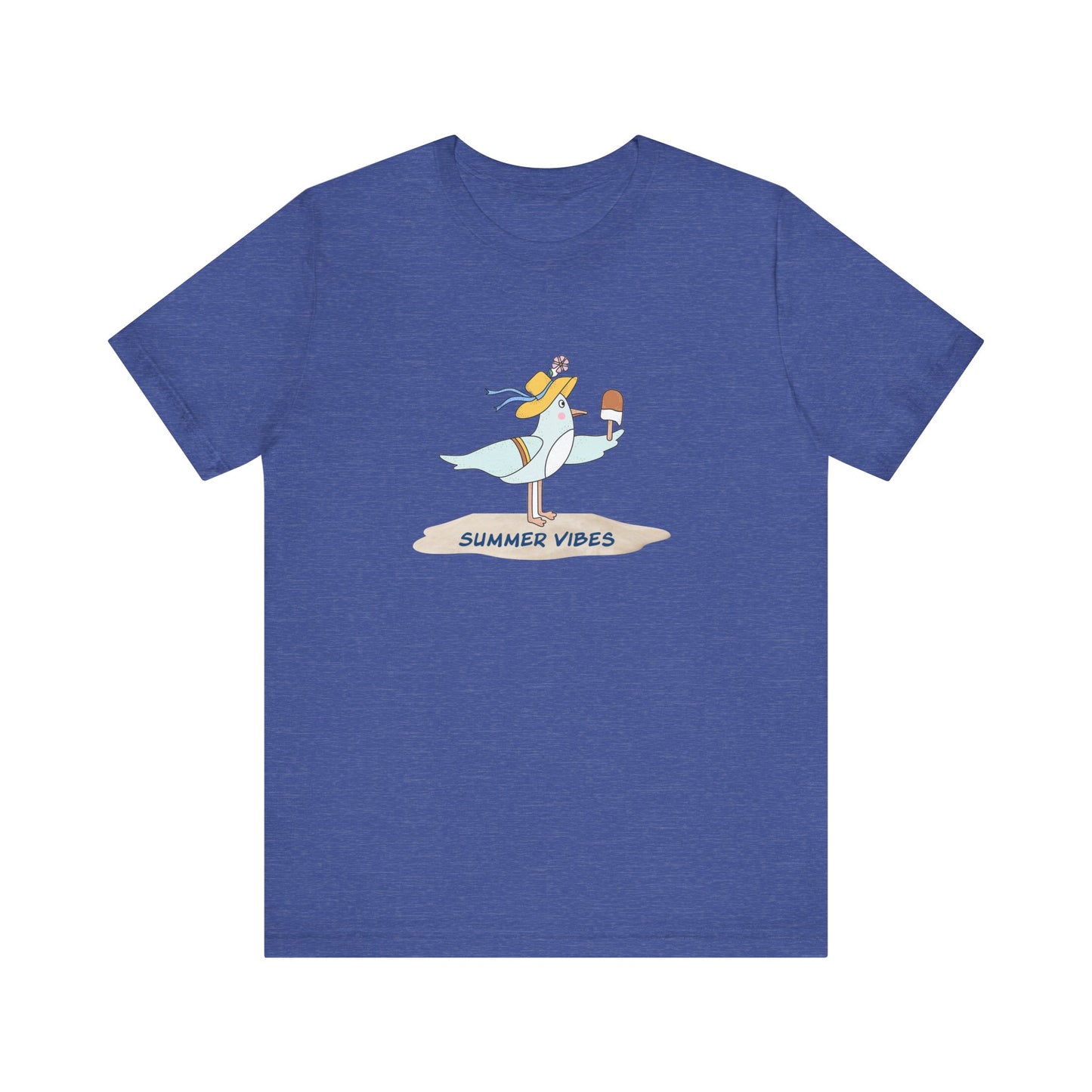 Regal Seagull Summer Vibes. Unisex Jersey Short Sleeve Tee