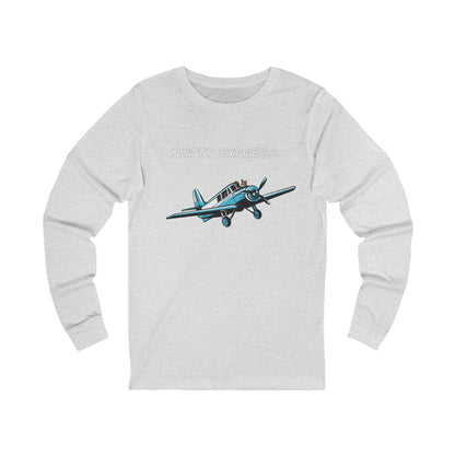 Nutty's Express Delivery. Always On-Time.  Unisex Jersey Long Sleeve Tee.
