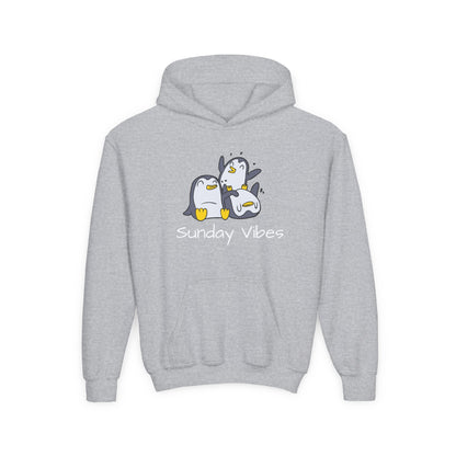 Sunday Vibes Penguin Kids Hoodie