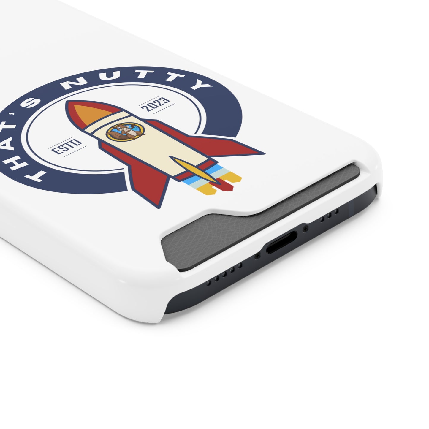 That's Nutty. Phone Case With Card Holder