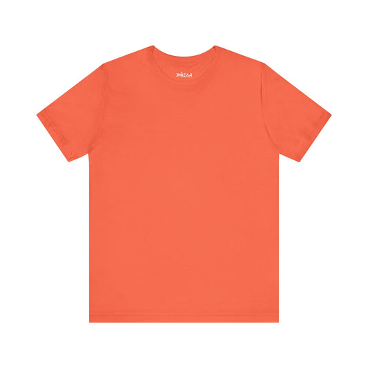 Solid Coral. Unisex Jersey Short Sleeve Tee