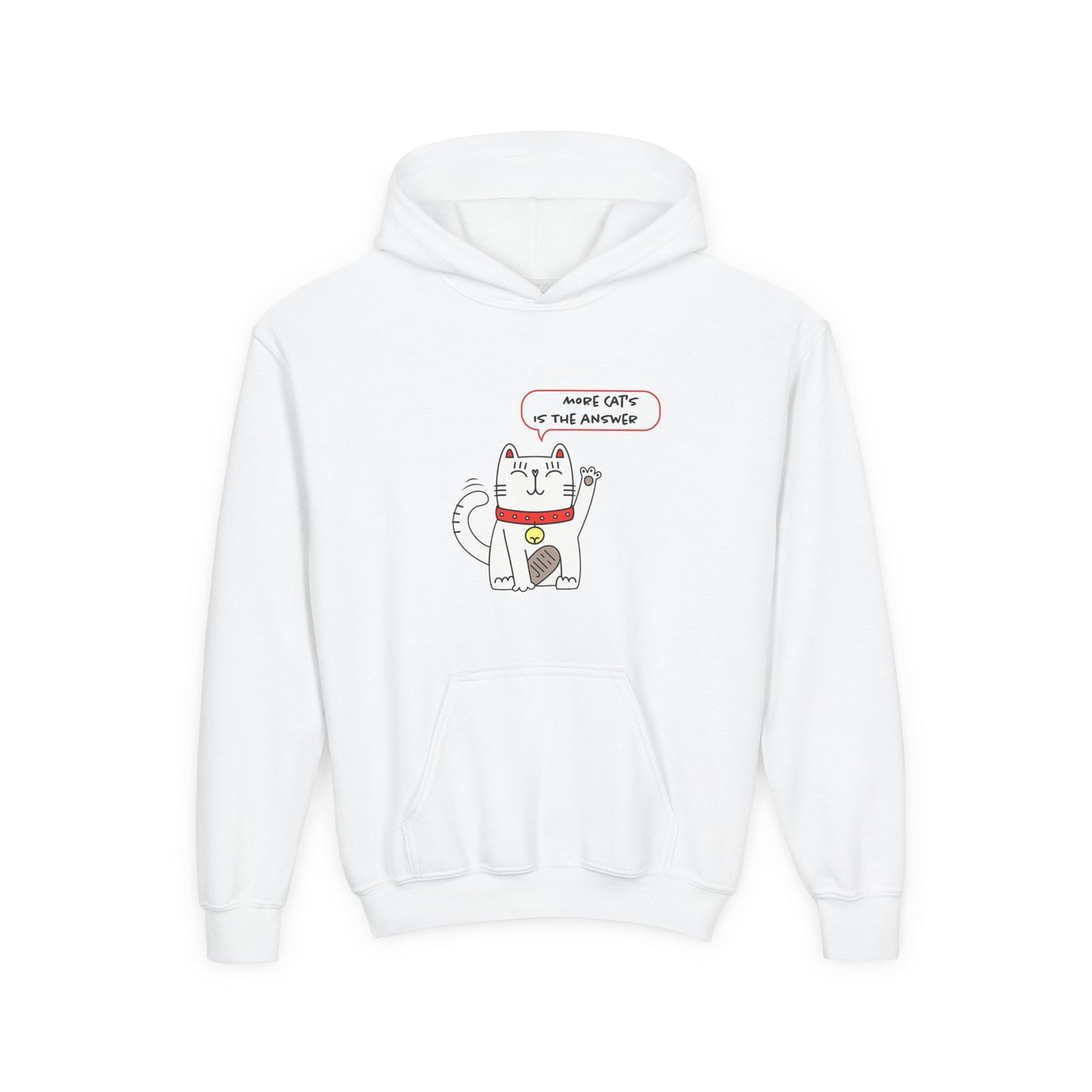 Oliver Says More Cats Is The Answer. Kids Hoodie