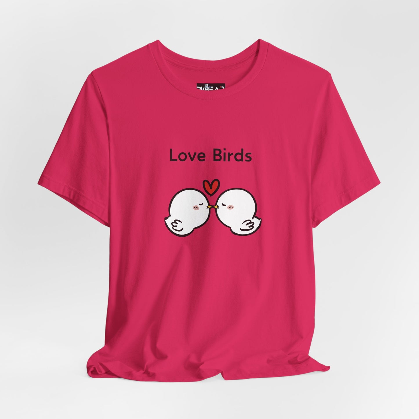 Love Birds Boyfriend T Graphic. Unisex Jersey Short Sleeve Tee