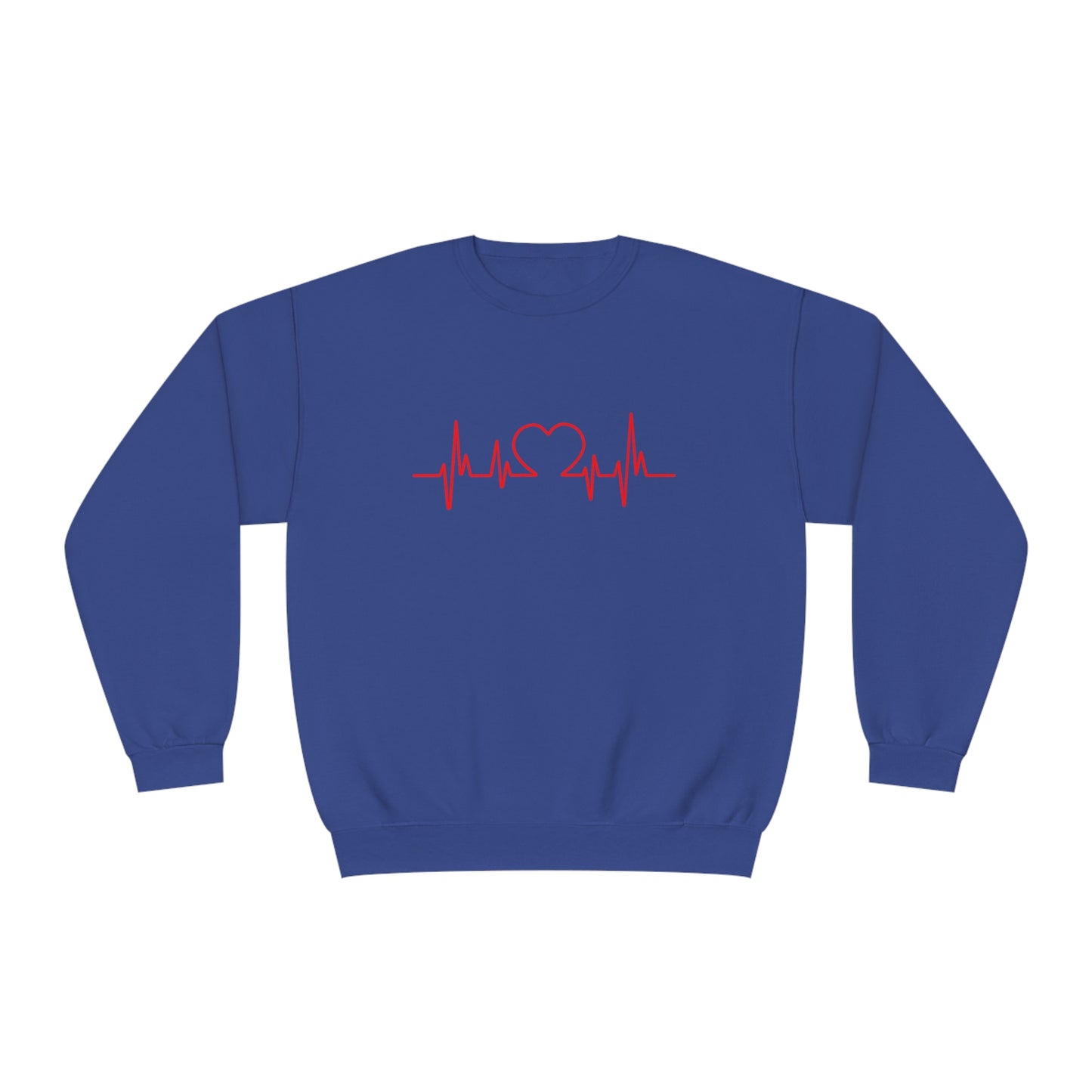 I Love You Heart Beat. Unisex NuBlend® Crewneck Sweatshirt