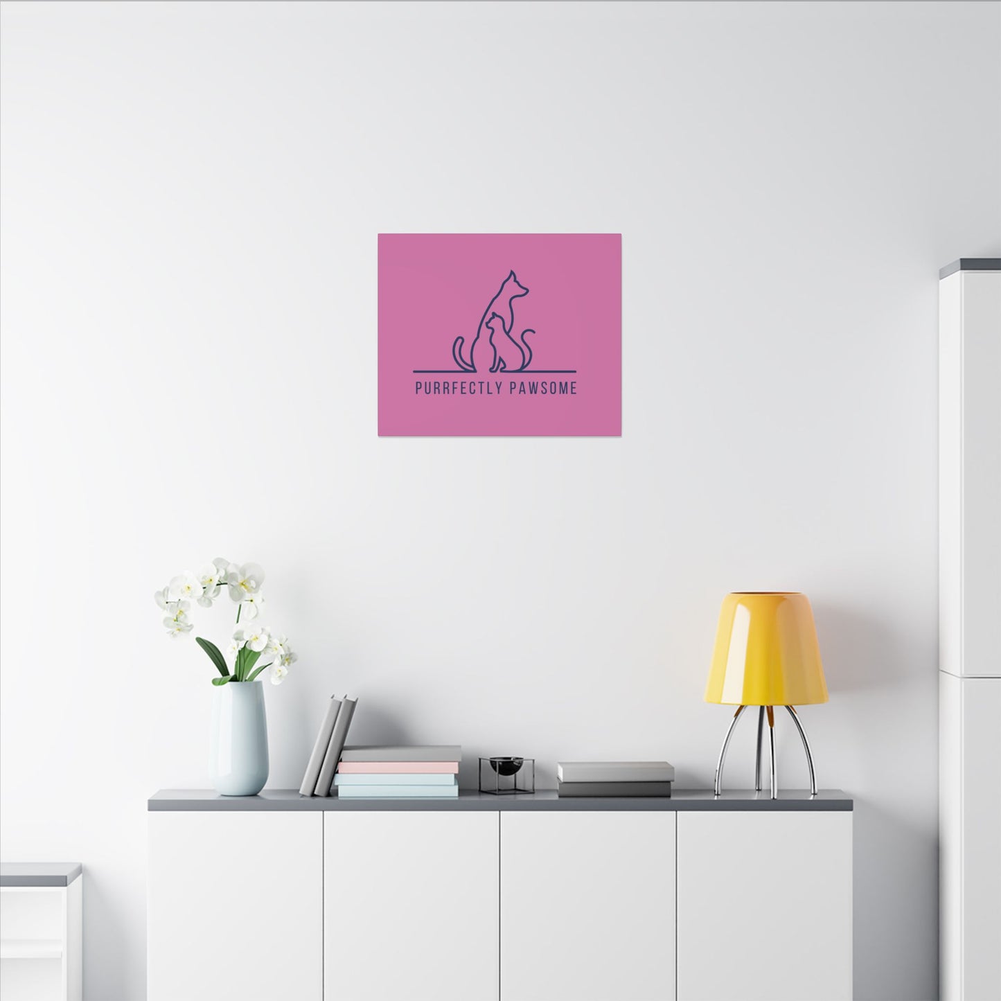 Purrfectly Pawsome. Canvas Gallery Wraps