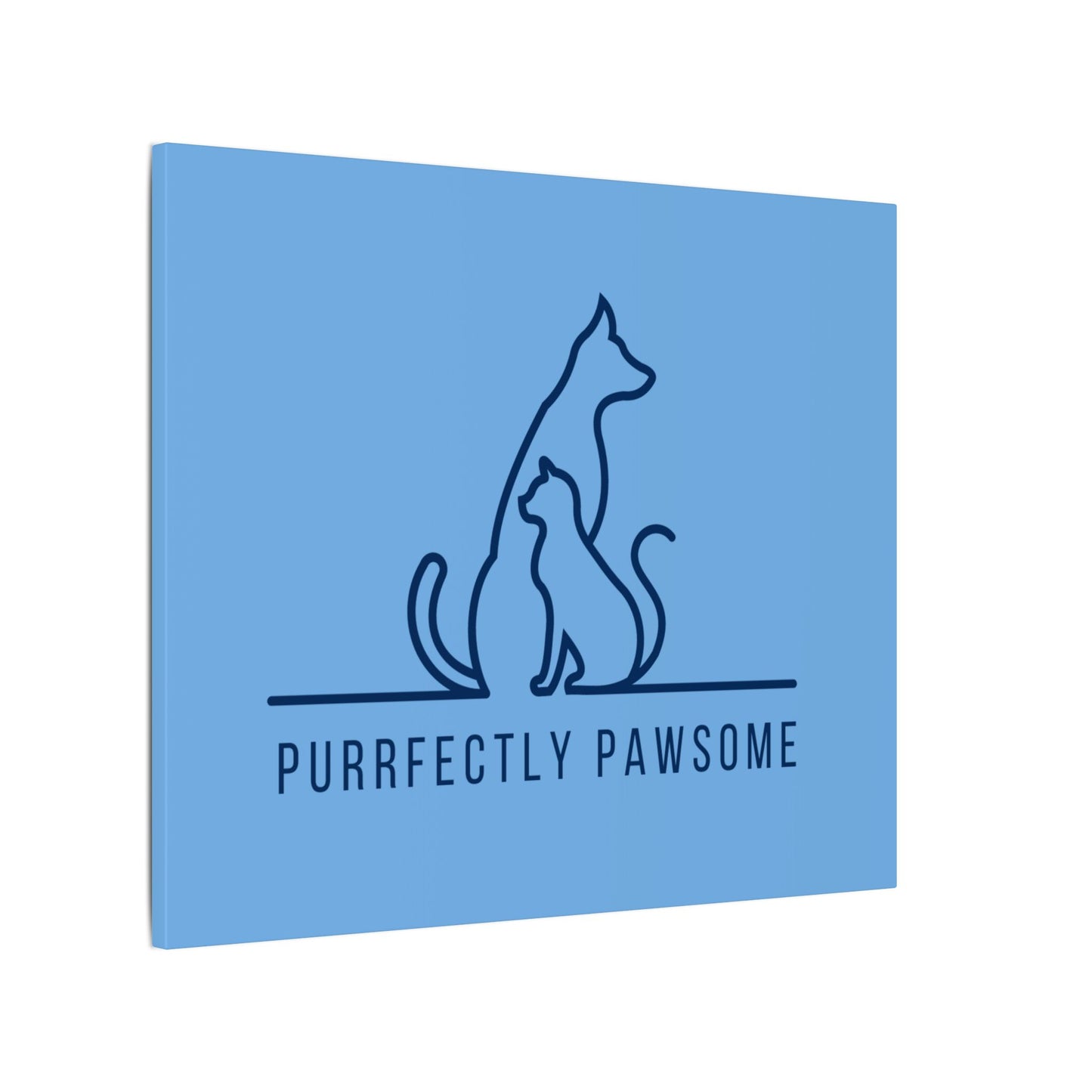 Purrfectly Pawsome. Canvas Gallery Wraps