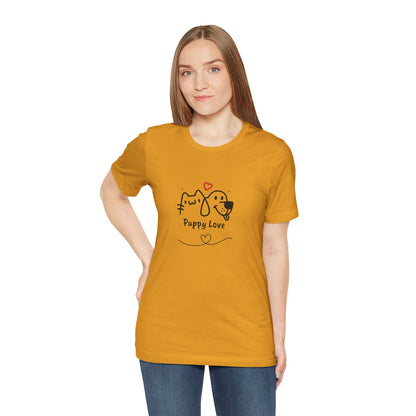 Puppy Love. Unisex Jersey Short Sleeve Tee