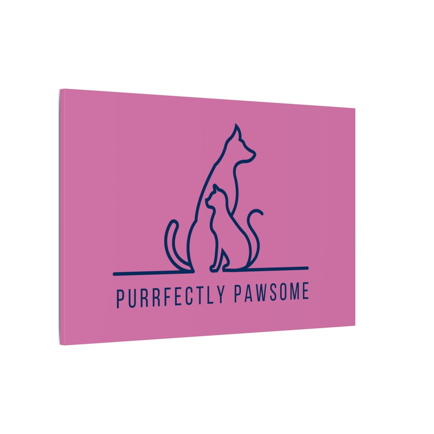 Purrfectly Pawsome. Canvas Gallery Wraps