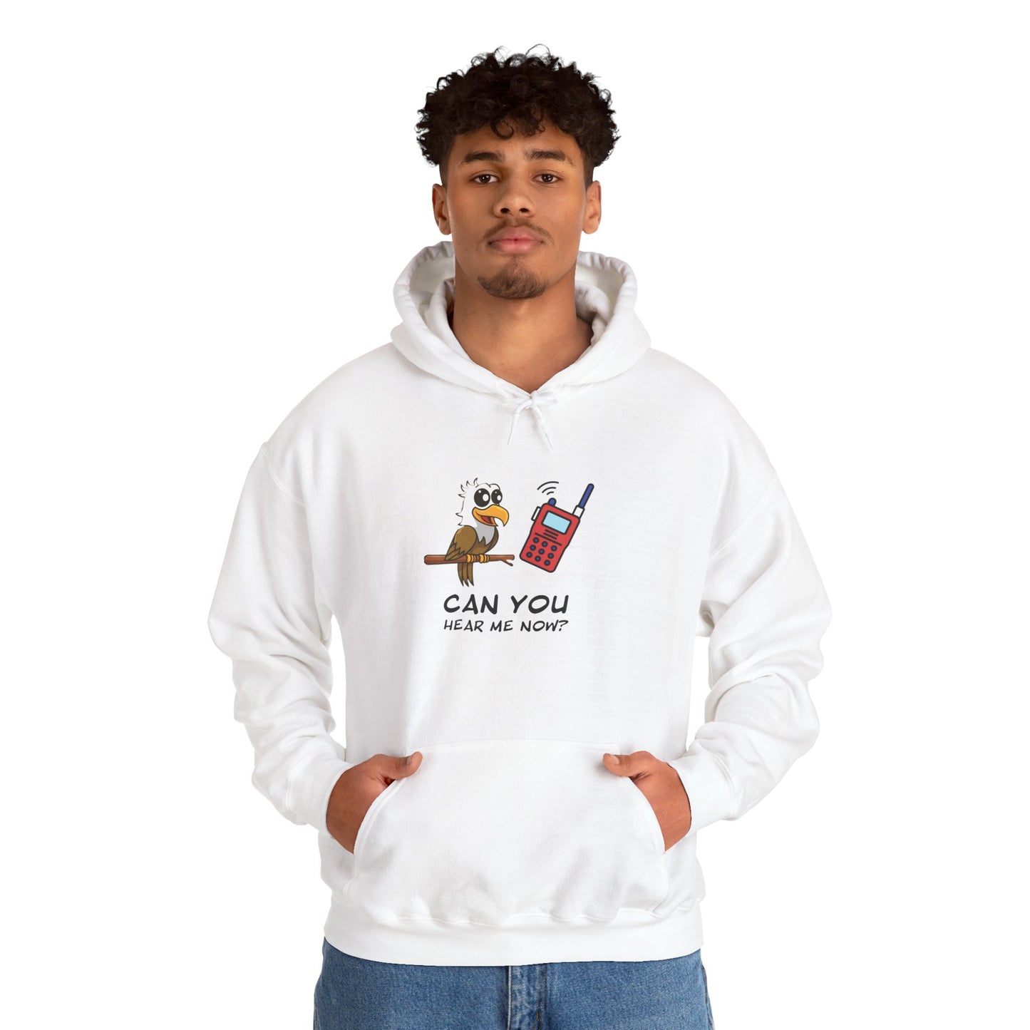 Owl Graphic Sweatshirt – Can You Hear Me Now? Bird on a Mission
