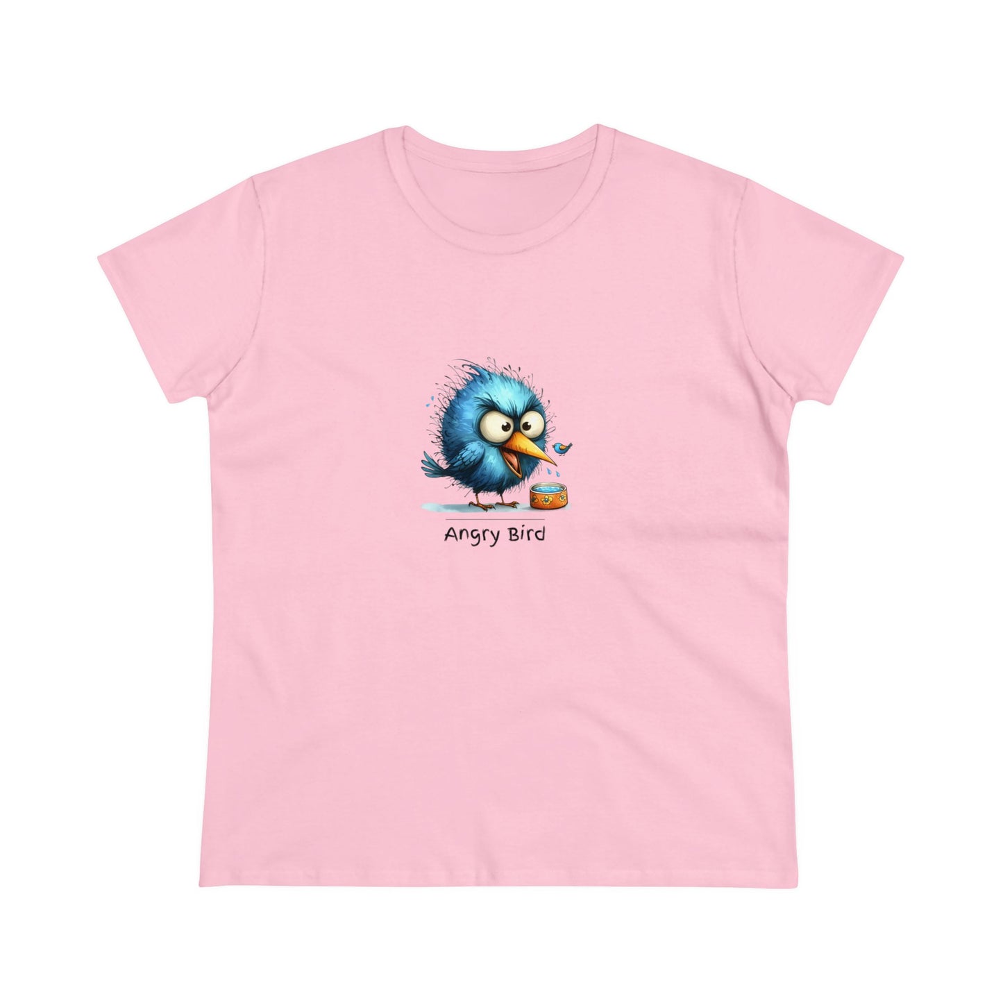 Angry bird. Women's Midweight Cotton Tee