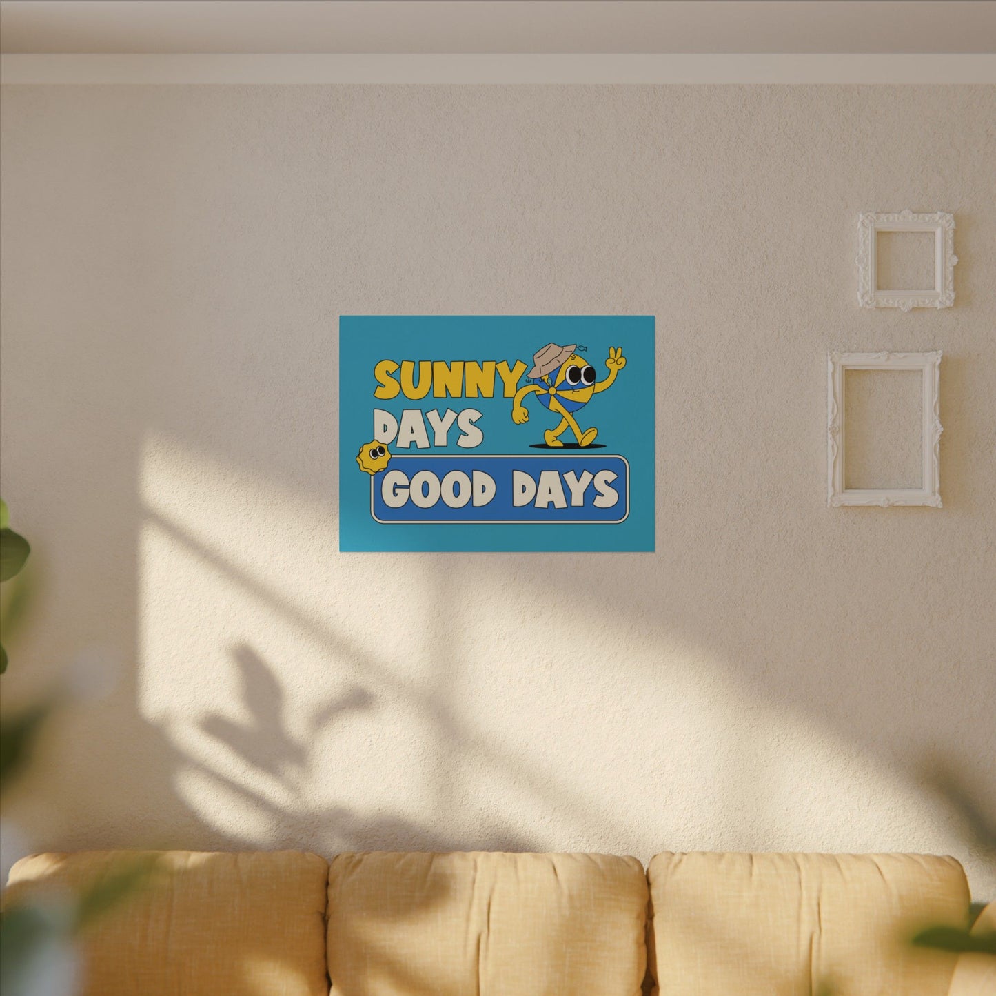 Canvas Print: Good Vibes Sunny Day