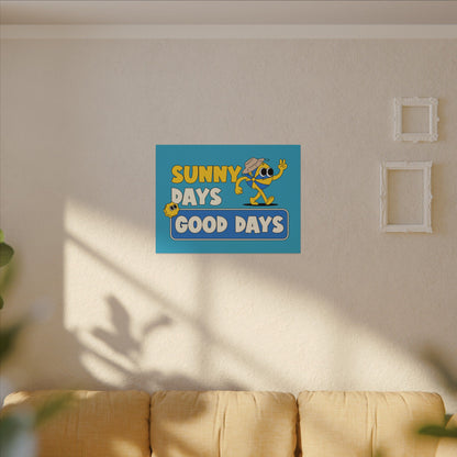Canvas Print: Good Vibes Sunny Day