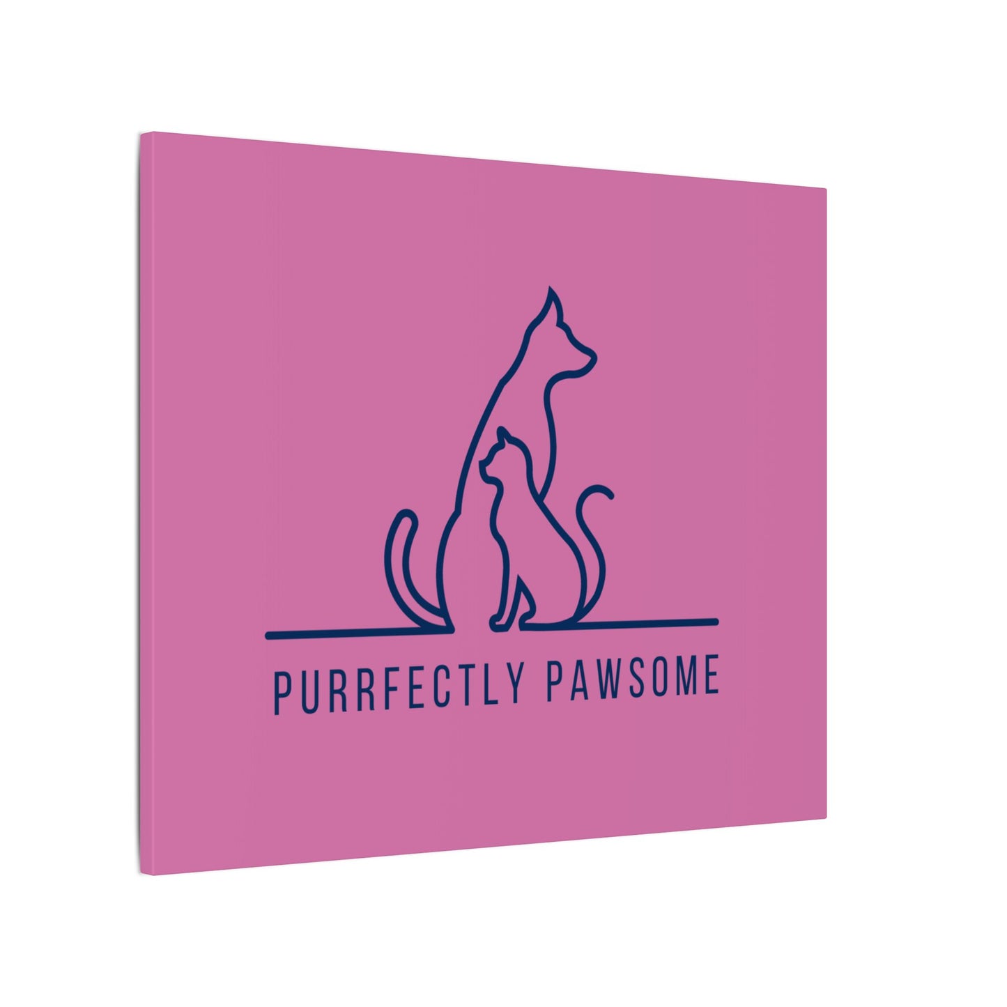 Purrfectly Pawsome. Canvas Gallery Wraps
