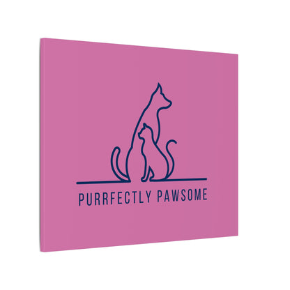Purrfectly Pawsome. Canvas Gallery Wraps