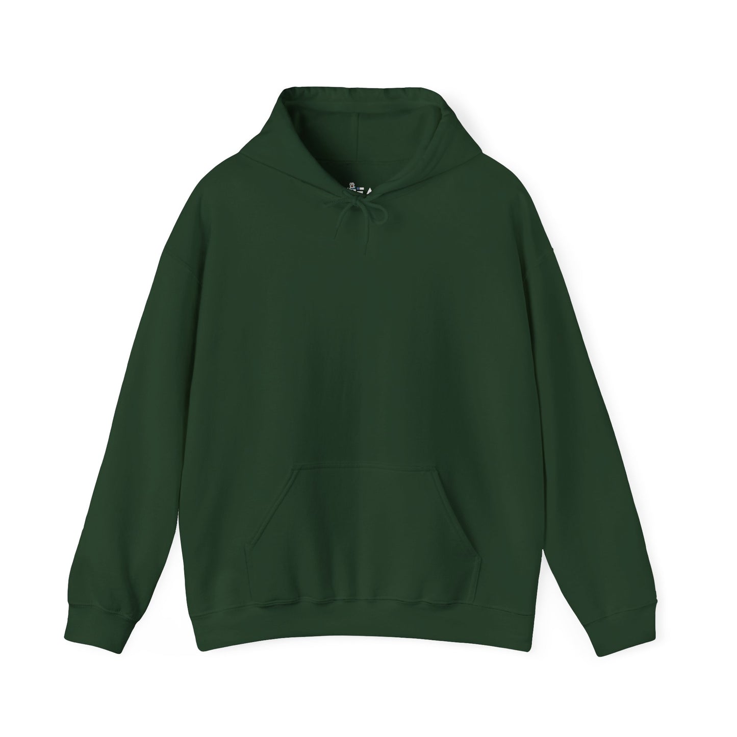 Solid Heliconia. Unisex Hooded Sweatshirt.