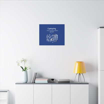 Camping. Where Adventure Meets Cuteness. Canvas Gallery Wraps