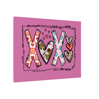 Sign of Love. XOXO. Canvas Gallery Wraps