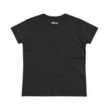 Solid Azalea. Women's Midweight Cotton Tee