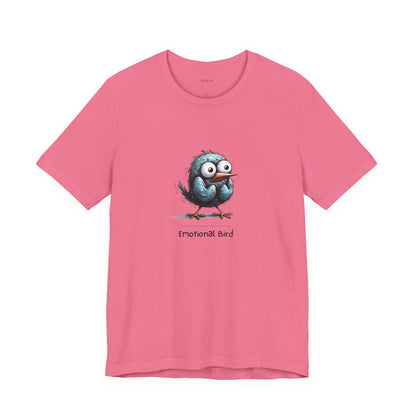 Emotional Bird. Unisex Jersey Short Sleeve Tee