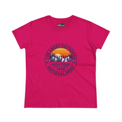 Never Stop Exploring – National Park T-Shirt for Women