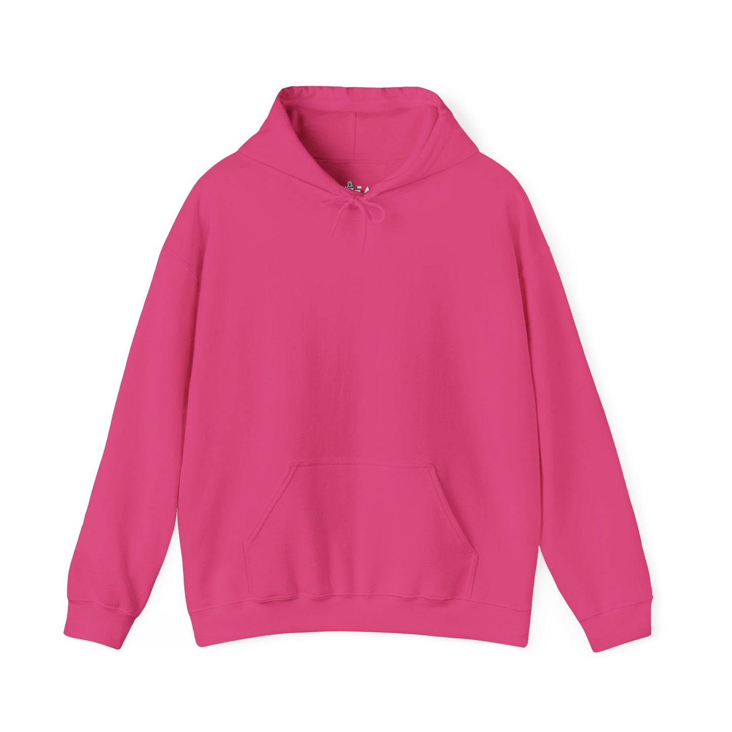 Solid Heliconia. Unisex Hooded Sweatshirt.