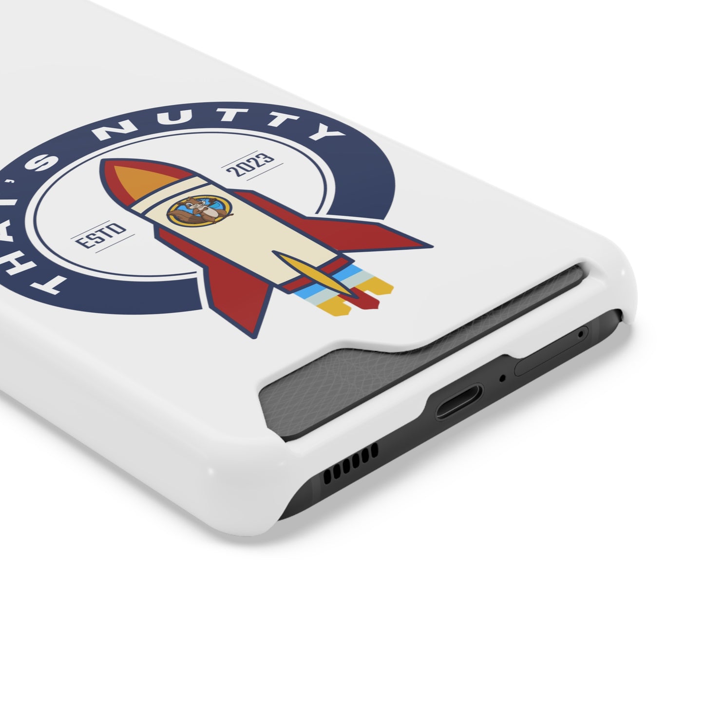 That's Nutty. Phone Case With Card Holder