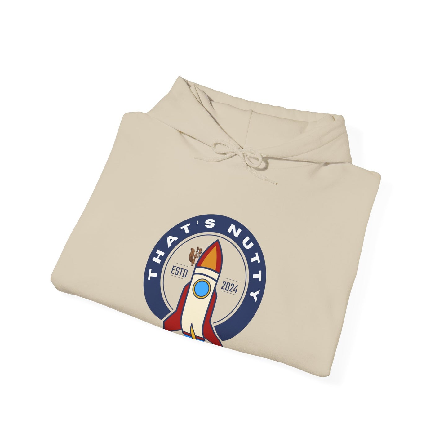 That's Nutty On A Rocket Ship Hooded Sweatshirt