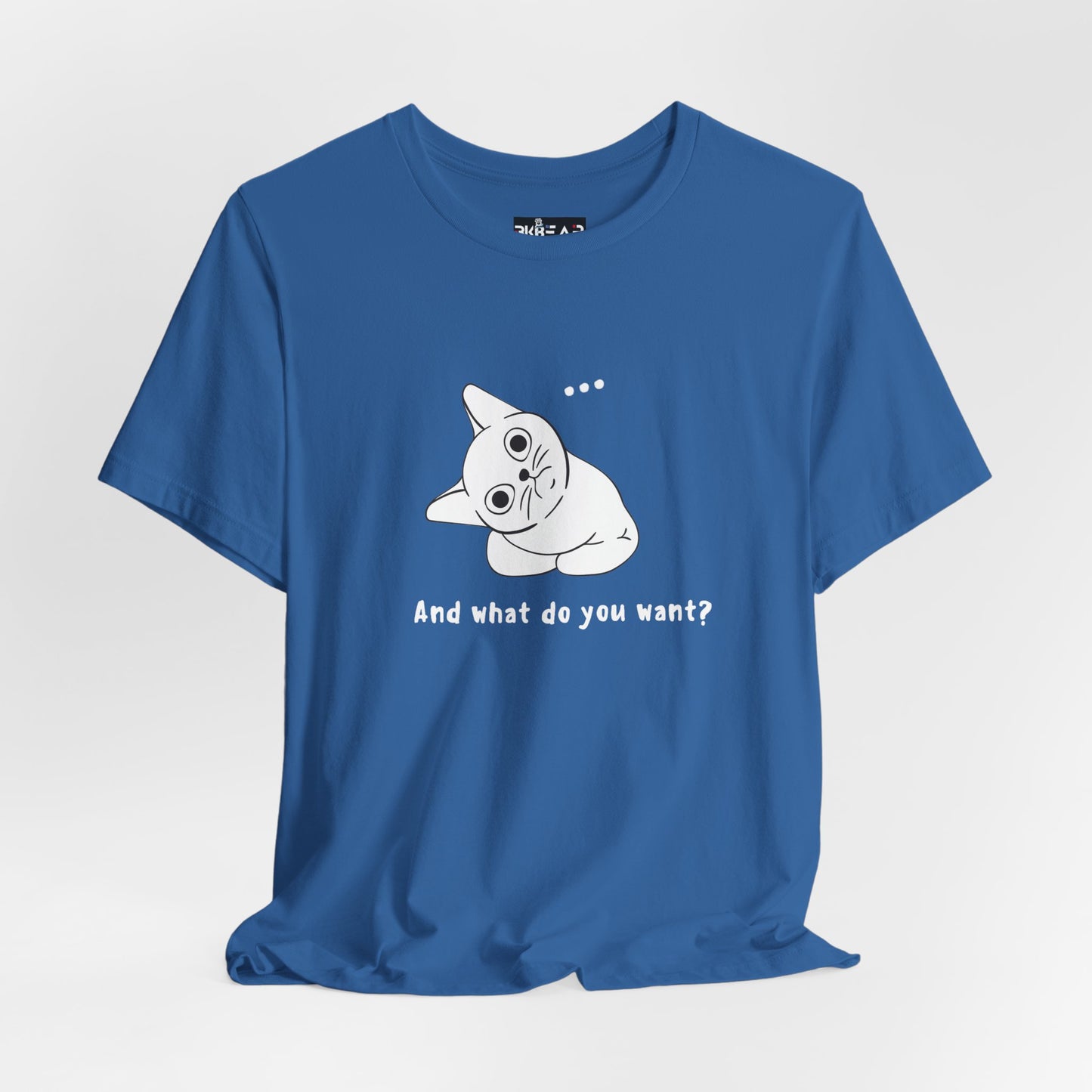 Vexing Cat Wondering What You Want. Unisex Jersey Short Sleeve Tee