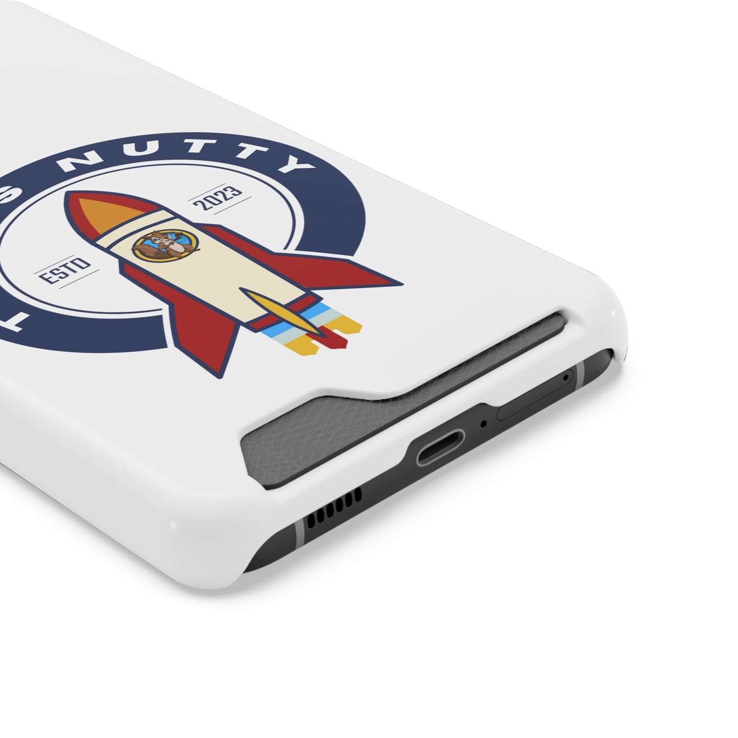 That's Nutty. Phone Case With Card Holder
