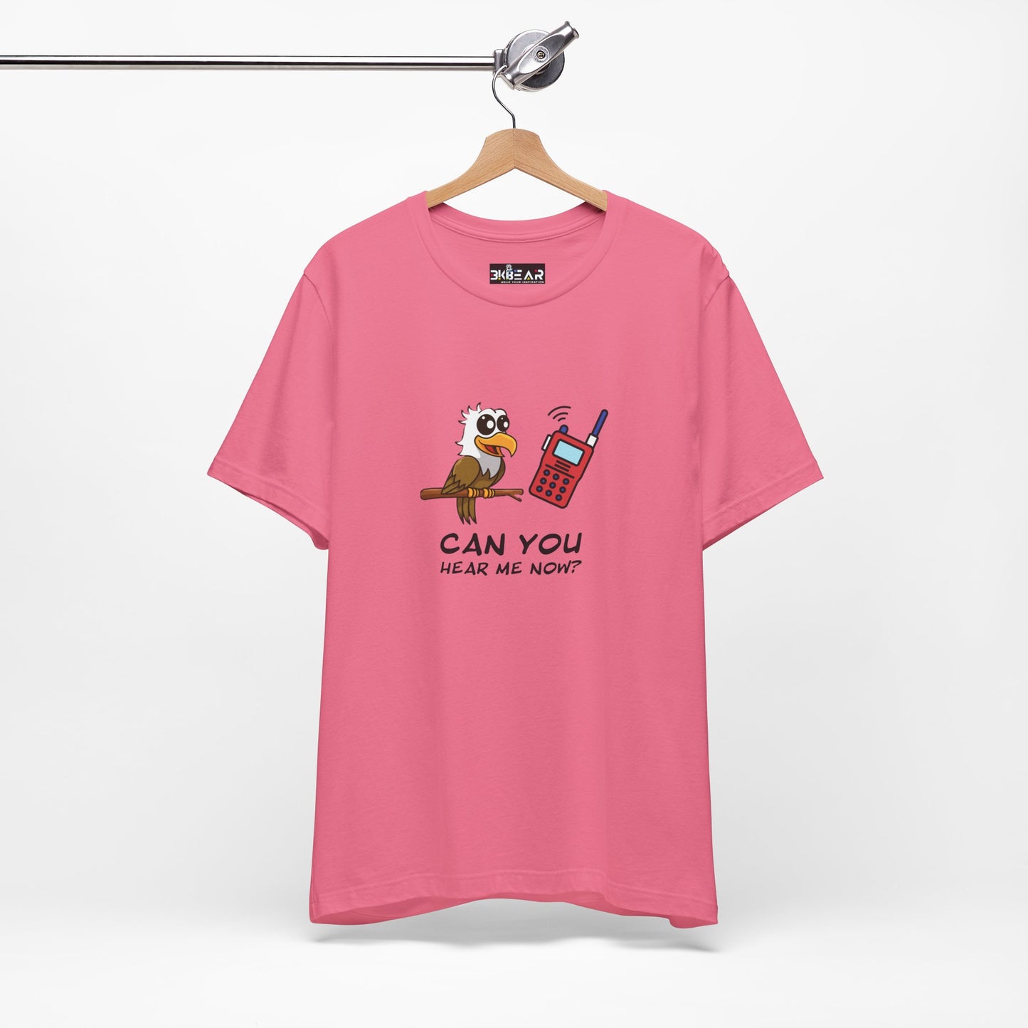 Burrowing Owl. Can You Hear Me Now? Unisex Jersey Short Sleeve Tee