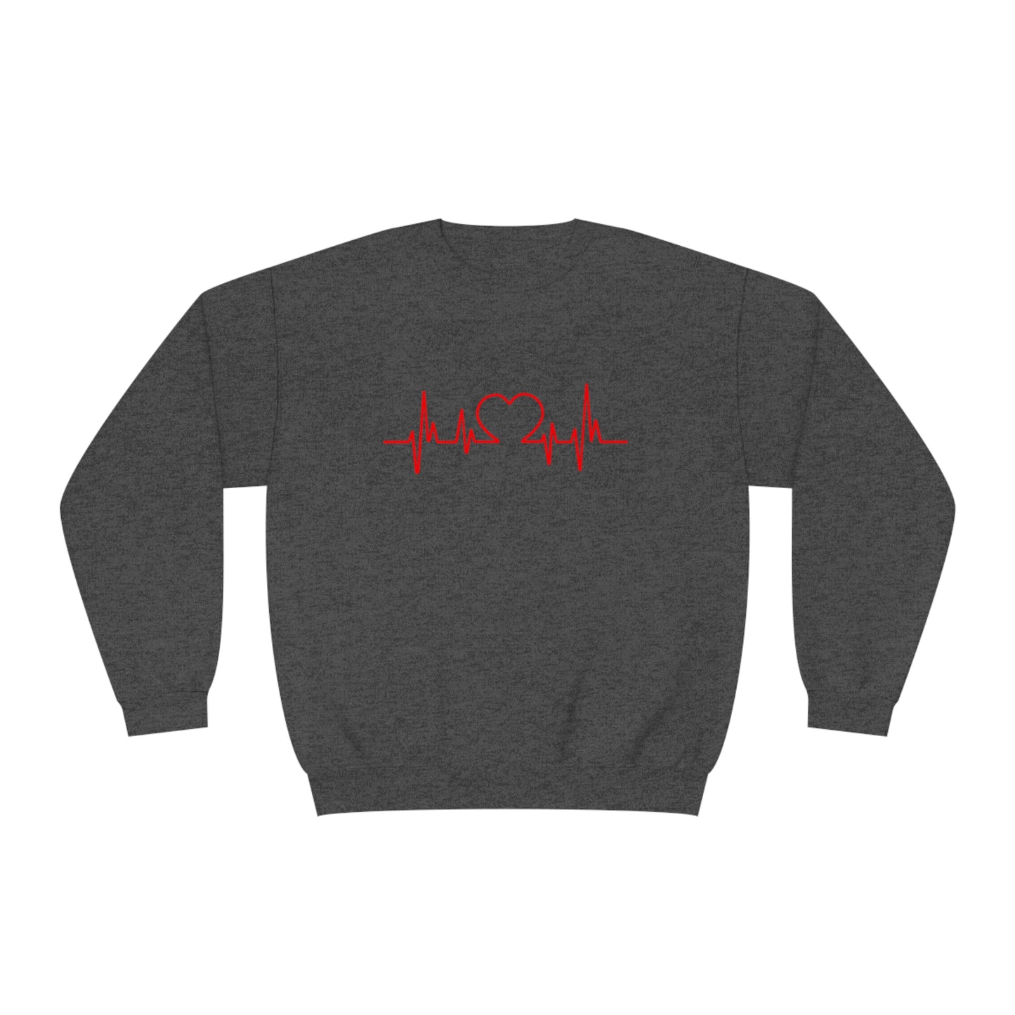 I Love You Heart Beat. Unisex NuBlend® Crewneck Sweatshirt