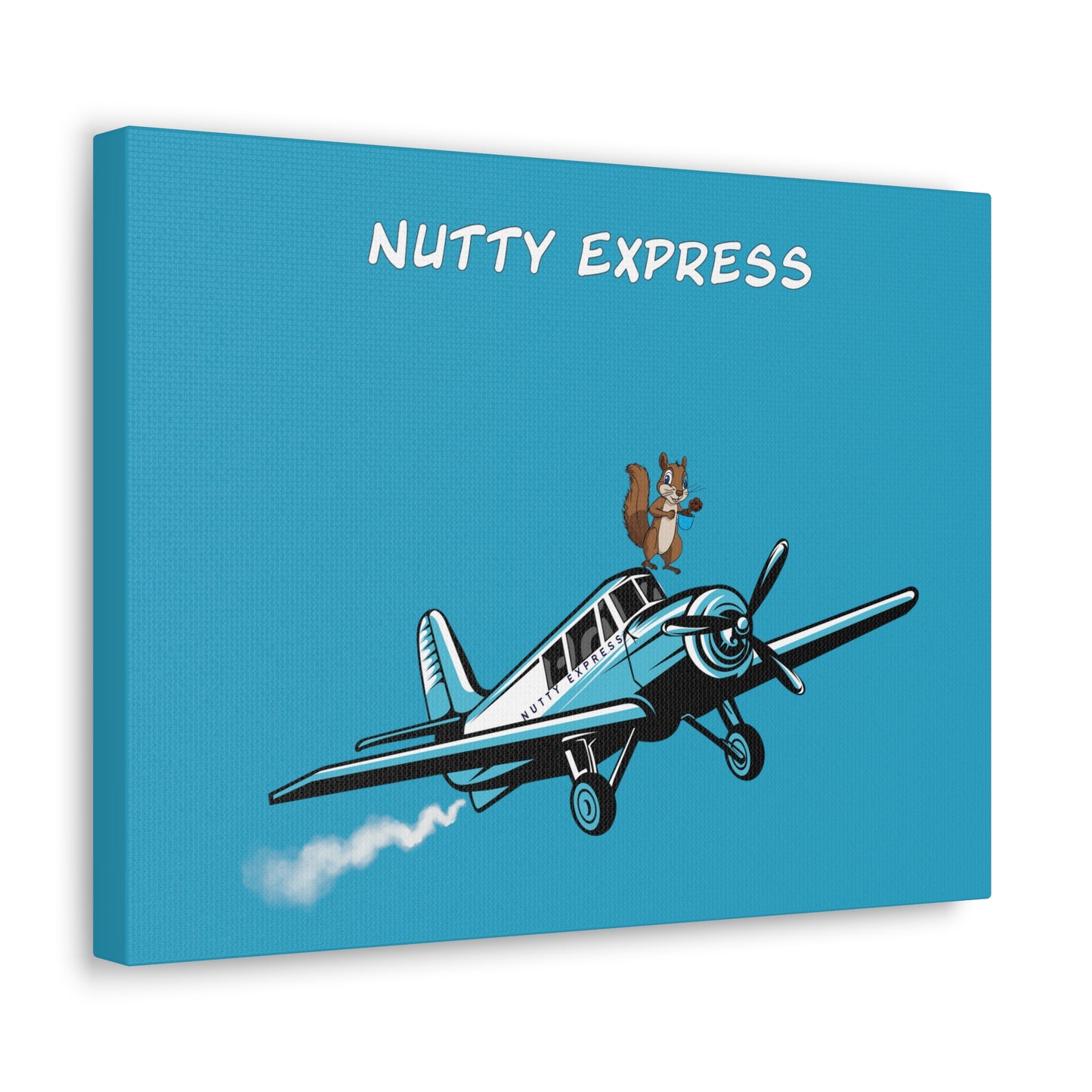 Nutty's Express Delivery. Always On-Time. Canvas Gallery Wraps