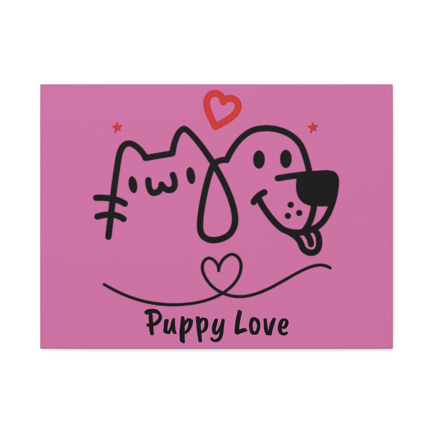 Puppy Love. Canvas Gallery Wraps