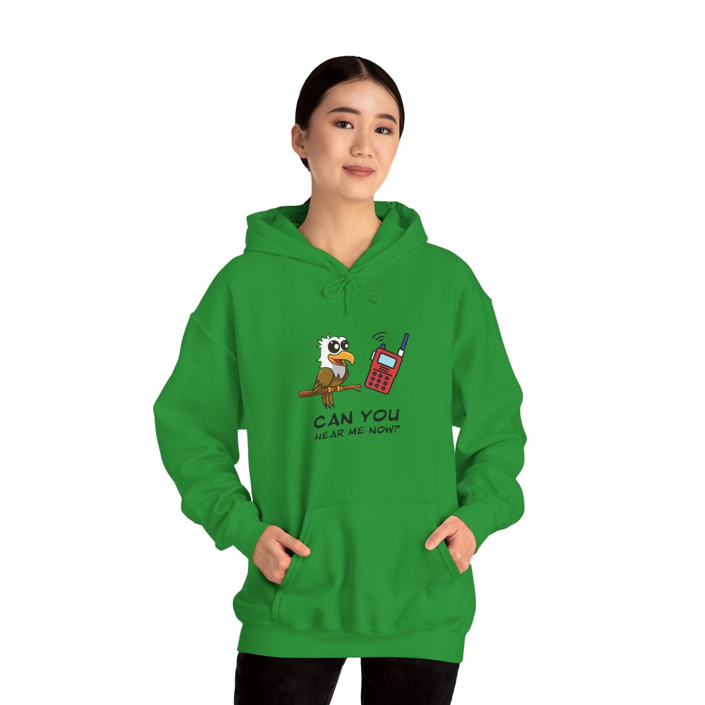 Owl Graphic Sweatshirt – Can You Hear Me Now? Bird on a Mission
