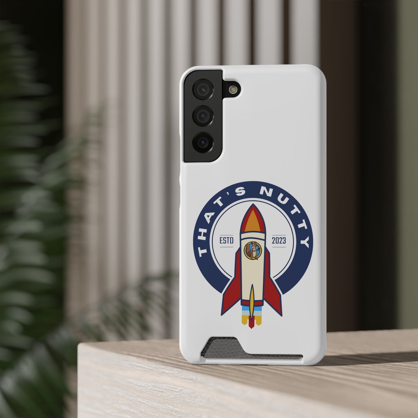 That's Nutty. Phone Case With Card Holder