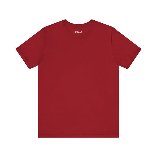 Solid Canvas Red. Unisex Jersey Short Sleeve Tee