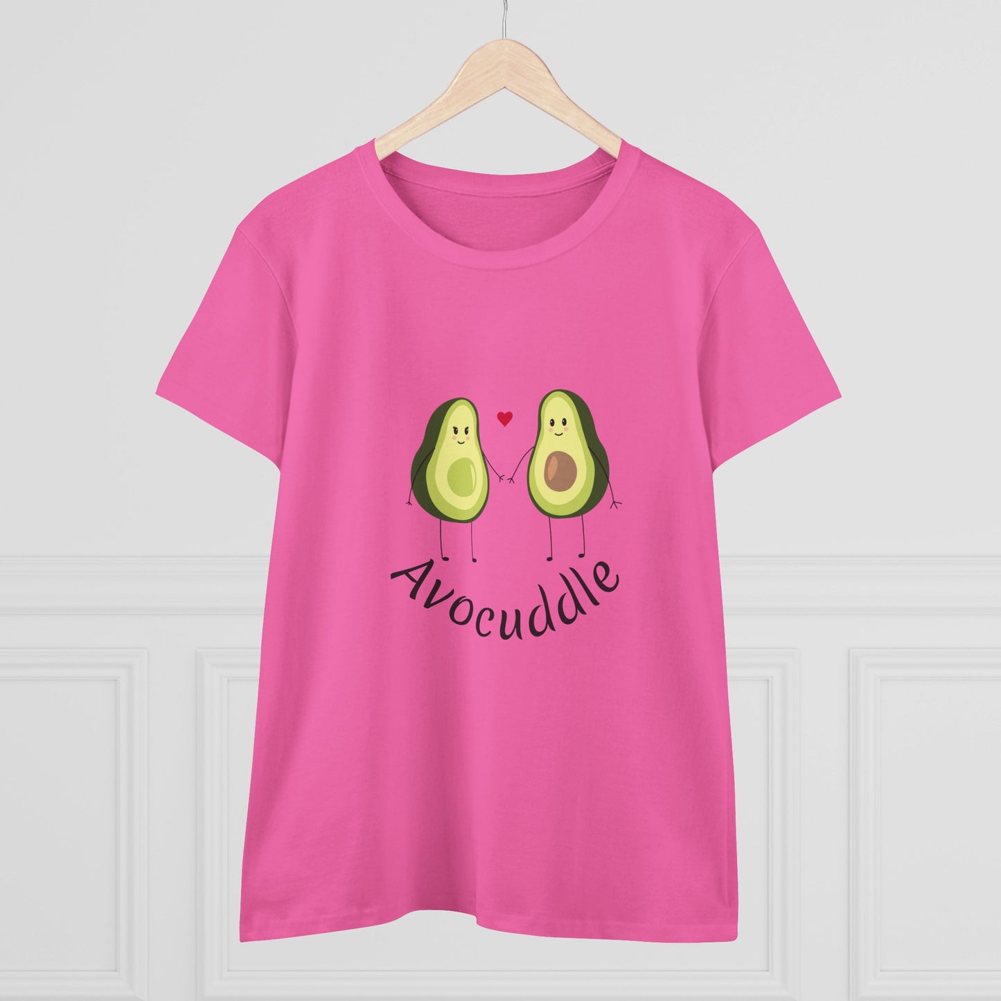 Avocuddle. Women's Midweight Cotton Tee