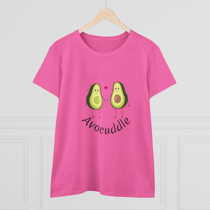 Avocuddle. Women's Midweight Cotton Tee