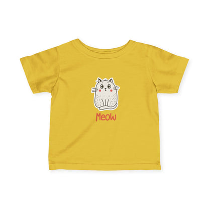 Loki The Cat. Meow. Infant Fine Jersey Tee