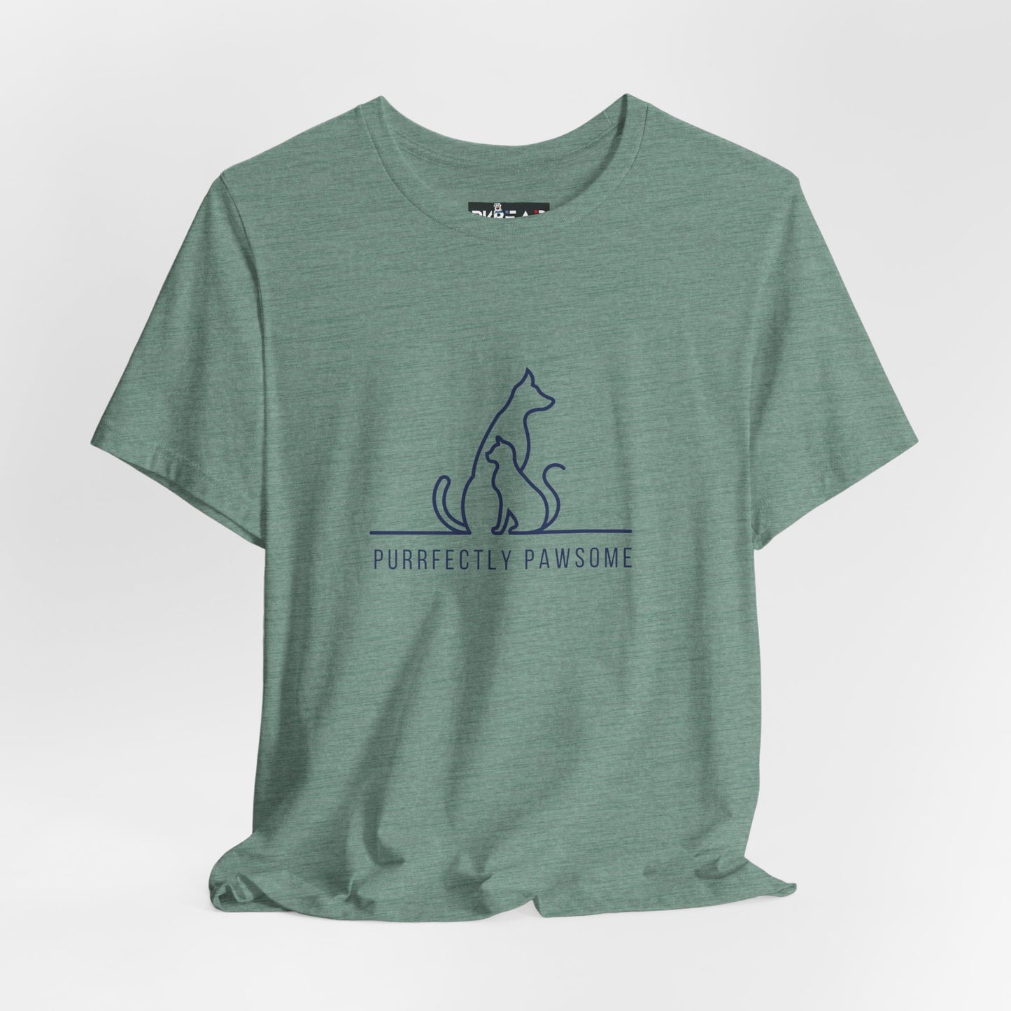 Purrfectly Pawsome. Unisex Jersey Short Sleeve Tee