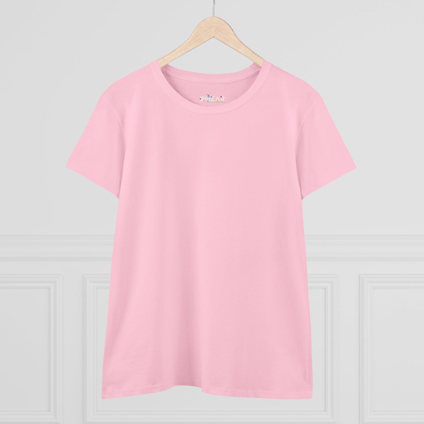 Solid Ash. Women's Midweight Cotton Tee