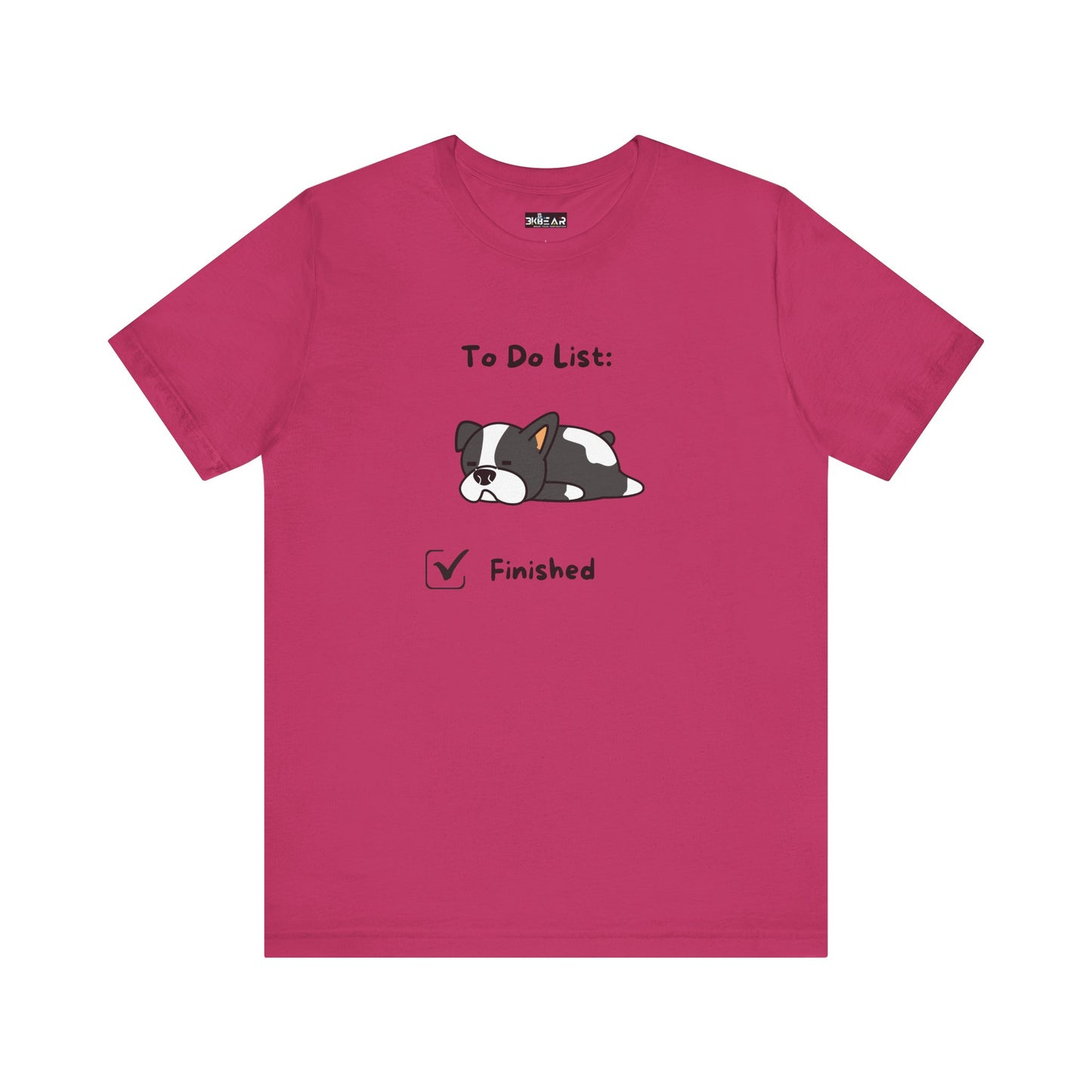 To Do List. Finished. Unisex Jersey Short Sleeve Tee