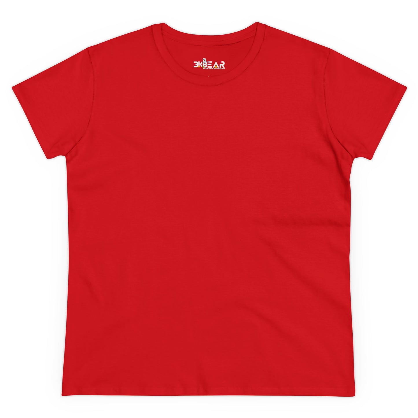 Solid Azalea. Women's Midweight Cotton Tee
